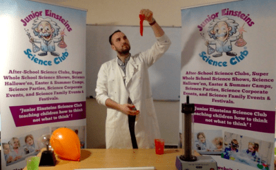 LIVE online science club sessions with Junior Einsteins