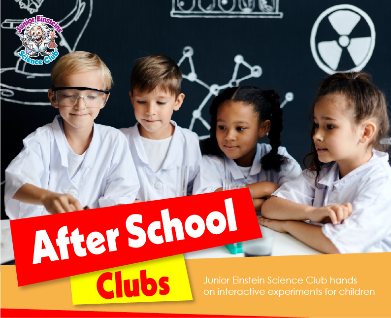 kids having fun in After School Science Clubs & Saturday Science Clubs