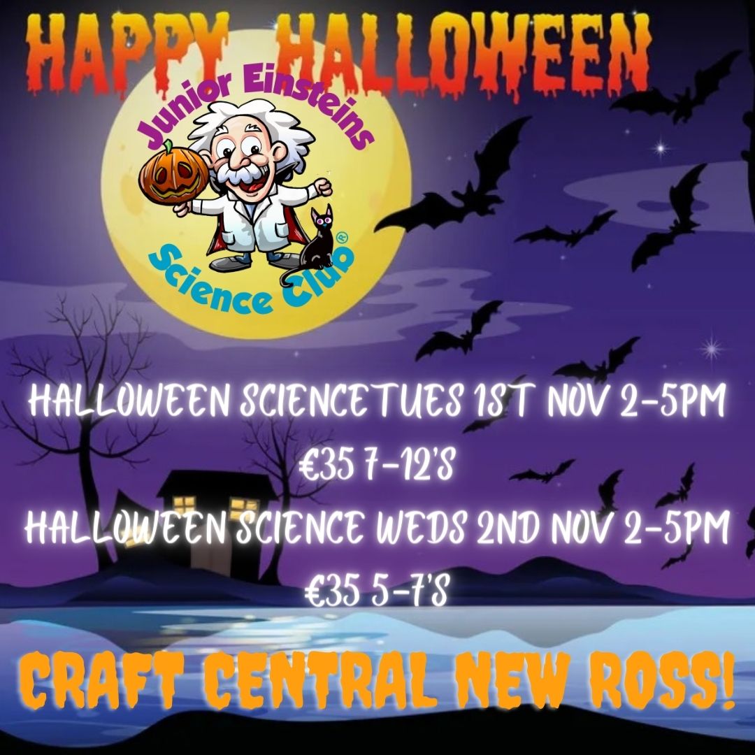 Wexford NEW ROSS Spooky Science Halloween Camp 57yrs Junior