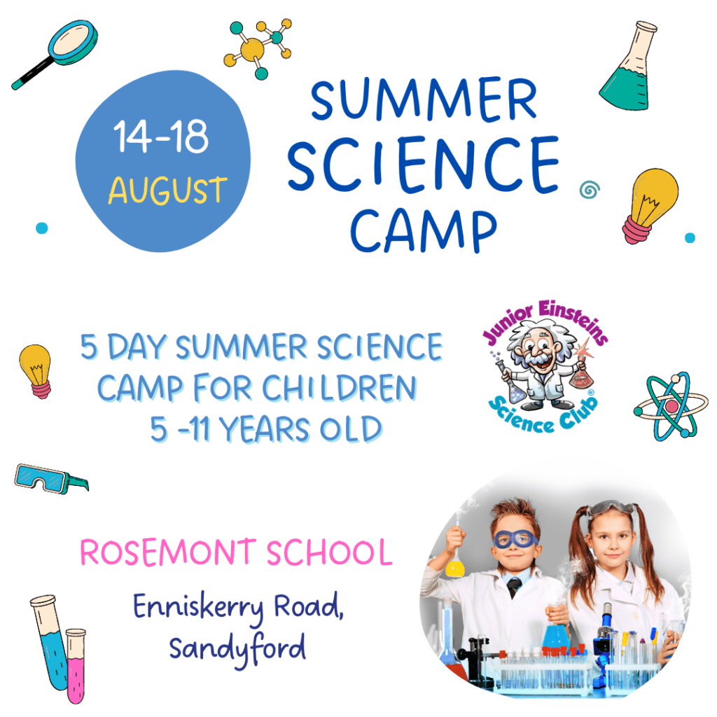 Monday 14th to Friday 18th August 2023 Rosemont School Sandyford