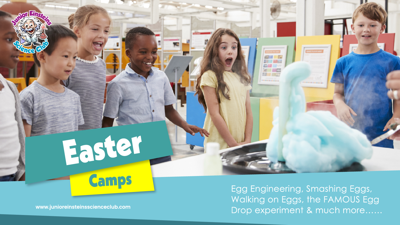 Best Easter Activities for Kids are Junior Einsteins Science Eggsperiment Easter Camps