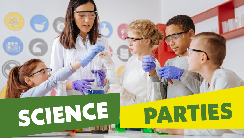 Science Birthday Parties for children
