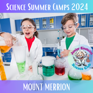 Science Summer Camp 2024 -Mount Merrion Dublin- 19th to 23rd August 2024 (9am -1pm daily)