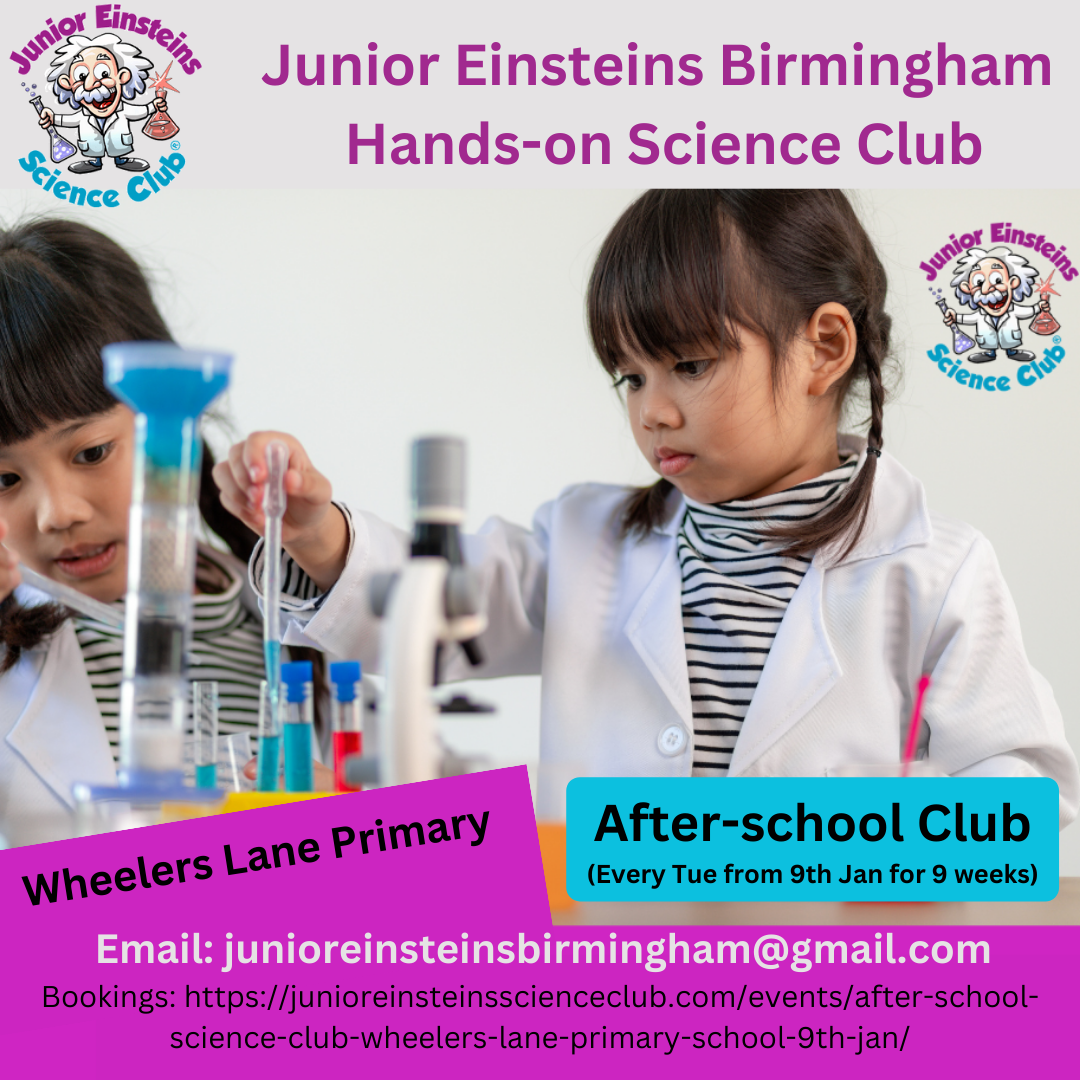 Wheelers lane primary science club