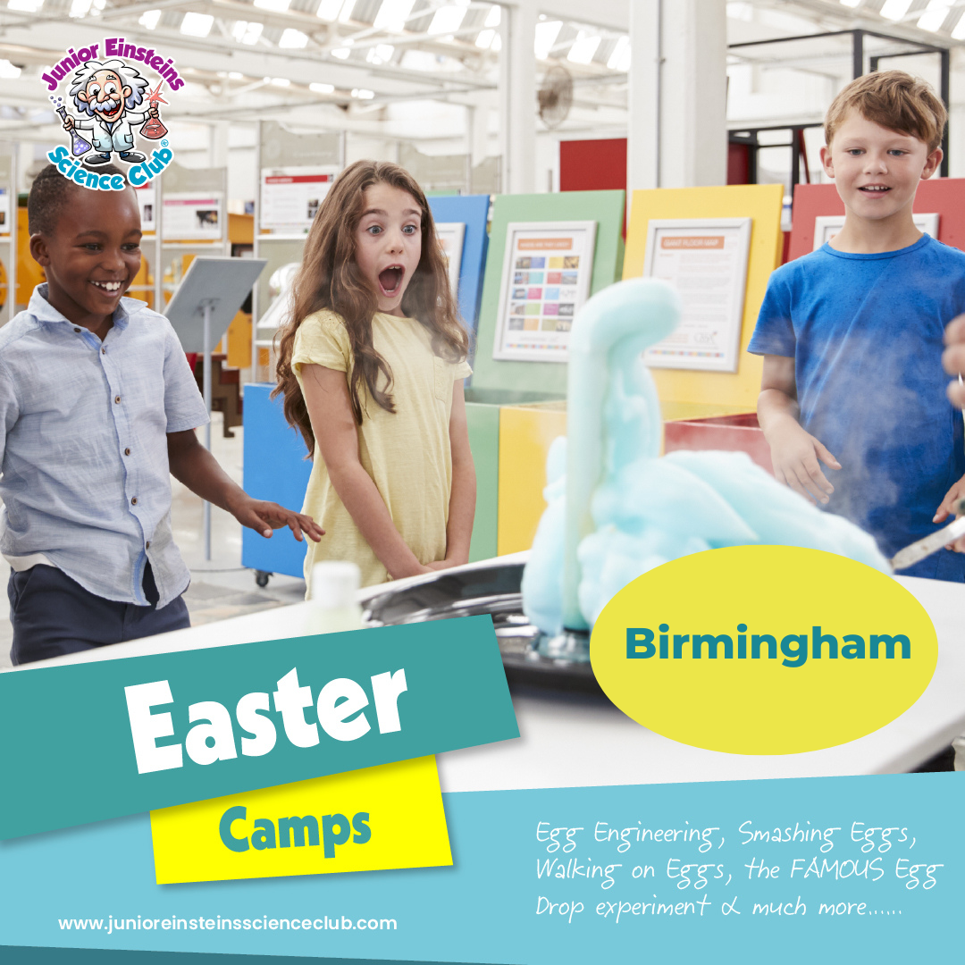 Sutton Coldfield Science Easter Camp for kids Birmingham Thursday 4th & Friday 5th April (2 days) 9am -2pm daily
