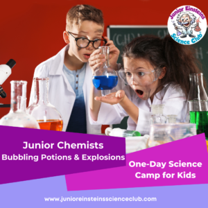 Navan, Meath Junior Chemists Science Camp for kids – Saturday 11th May (2pm - 6pm) at Claremont Stadium, Navan.