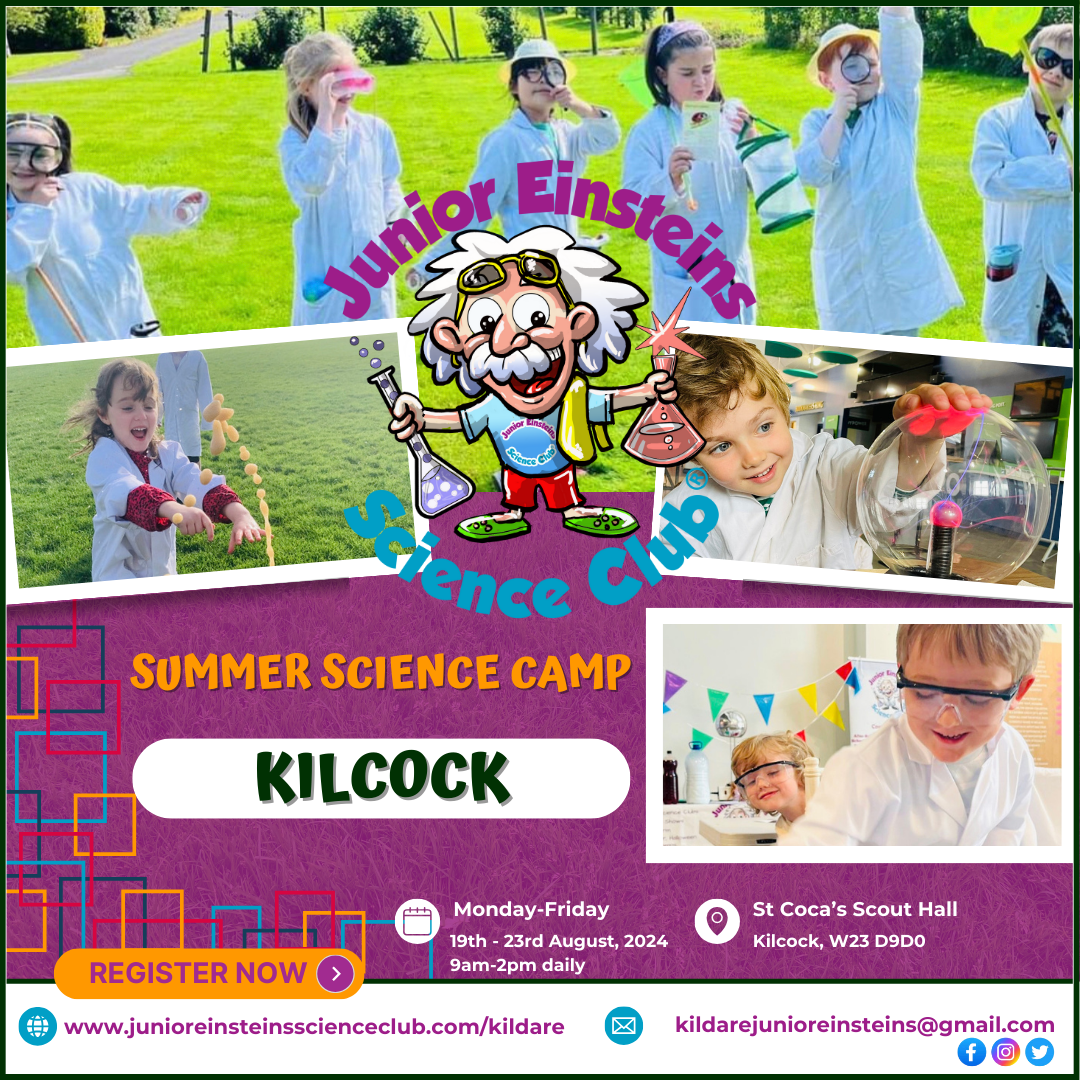Kilcock Science Summer Camp for kids Kildare