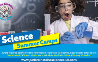 Junior Einsteins Science Summer Camps in Ireland, the UK, and Ontario Canada