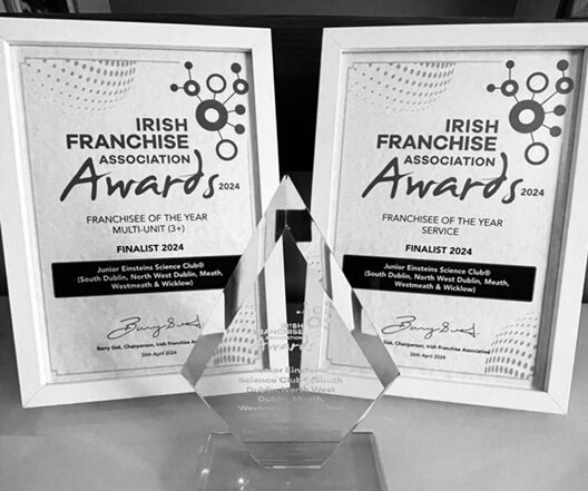 Celebrating Success: Junior Einsteins Science Club® Triumphs at the Irish Franchise Association Awards 2024