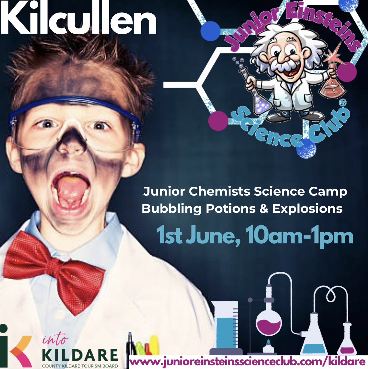 Kilcullen Kildare – Junior Chemists Camp for Kids : Bubbling Potions & Explosions!