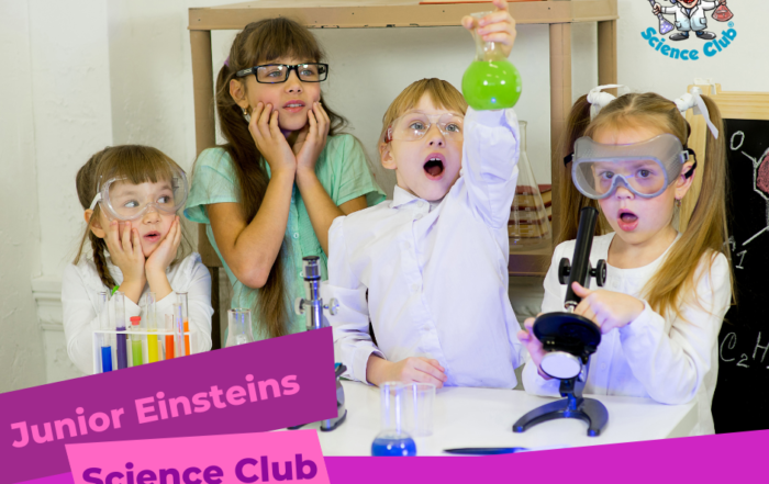 The Excitement of kids wearing Lab Coats and Goggles at Our Summer Camps 2024