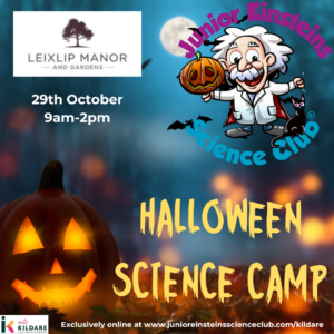 Leixlip Science Halloween Camp Kildare 29/10/24, 9am-2pm