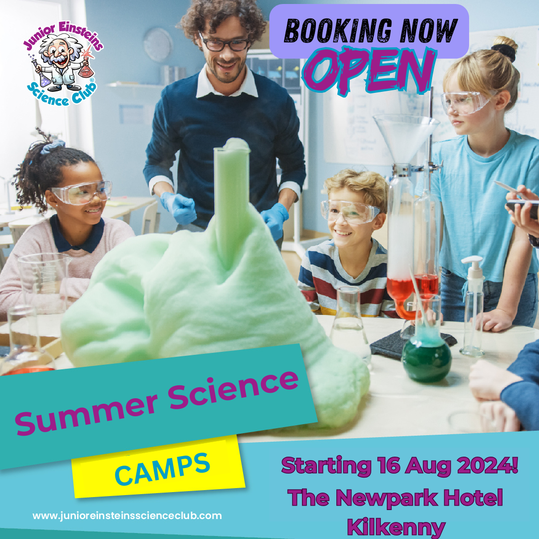 Kilkenny Science Summer Camp for kids The Newpark Hotel