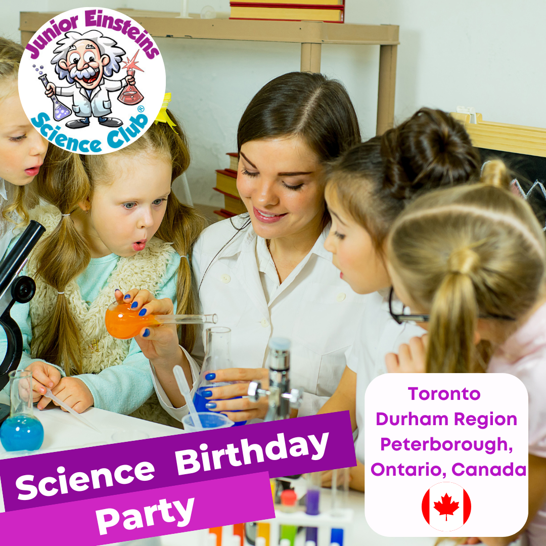 Science Birthday Party Toronto Durham Region and Peterborough, Ontario, Canada