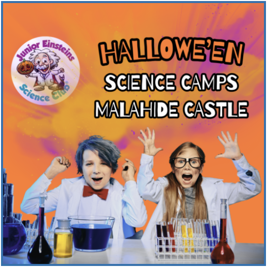 Malahide Castle – Spooky Science Halloween Camp for kids - Tuesday 29th October 9:30am-1:30pm