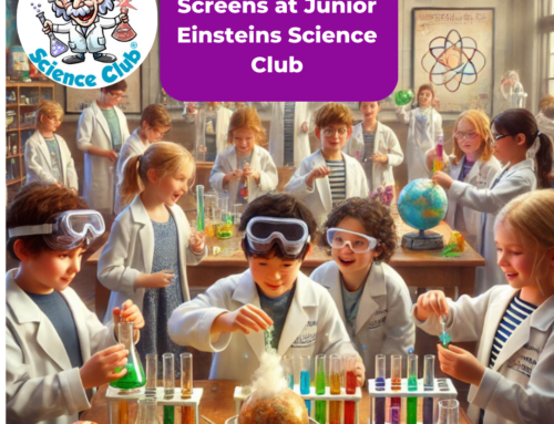 Keeping Kids Off Screens at Junior Einsteins Science Club