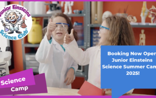 Booking Now Open: Junior Einsteins Science Summer Camps UK 2025!