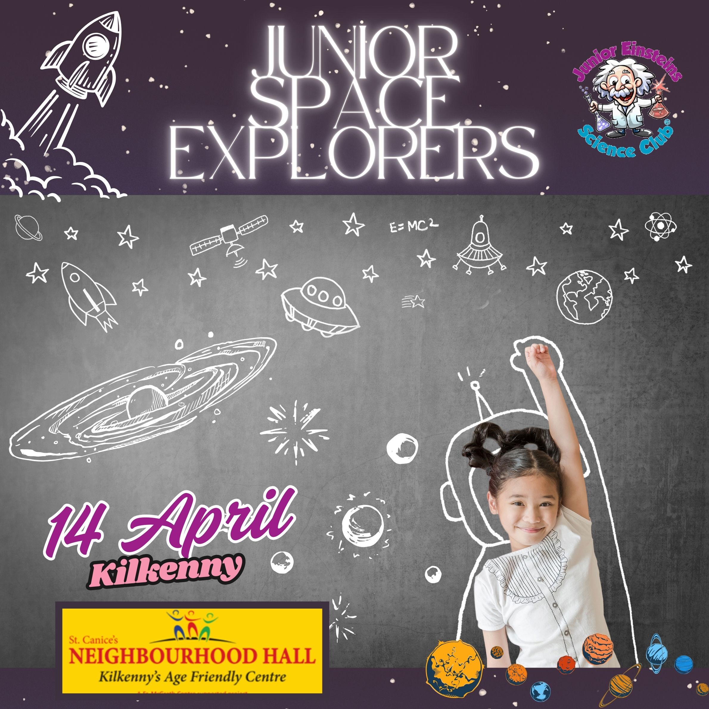 Space Explorers Camp for kids - St. Canice's Neighbourhood Hall 14 April 2025