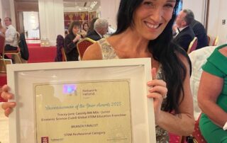 A Huge Congratulations to Our Founder Tracey-Jane Cassidy – Business Woman of the Year 2025 (STEM Professional Award)