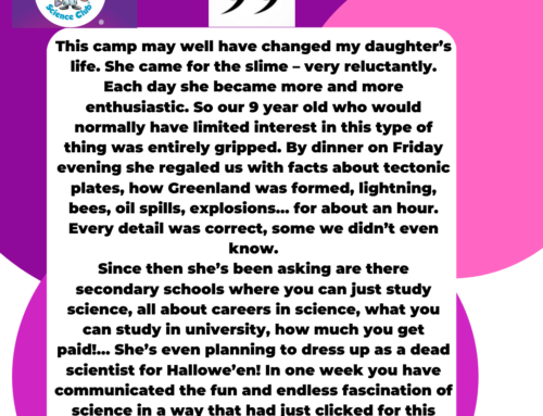 “This camp may well have changed my daughter’s life”