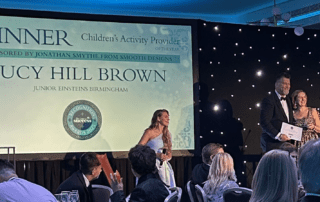 Celebrating Success; The fantastic Lucy of Junior Einsteins Science Club® Birmingham Wins at the Business Success Awards
