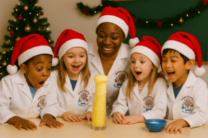 Junior Einsteins Science Club® Christmas Parties 2025 – Explosive Fun for Schools, Companies, and Families!
