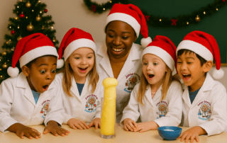 Junior Einsteins Science Club® Christmas Parties 2025 – Explosive Fun for Schools, Companies, and Families!