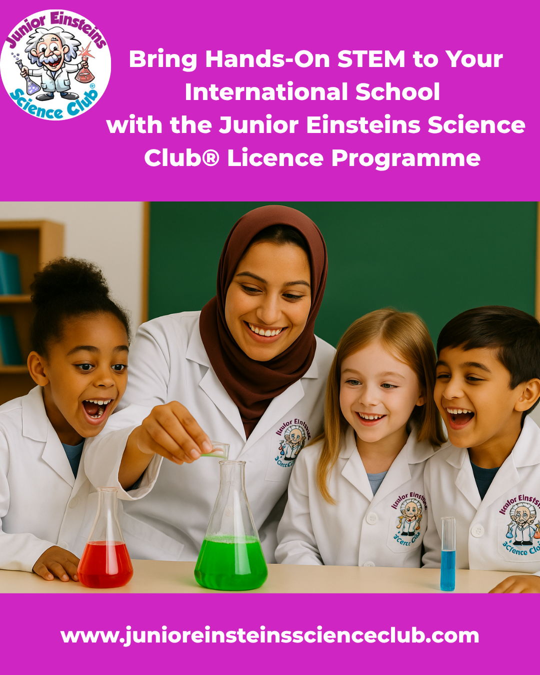 Bring Hands-On Science to Your International School with the Junior Einsteins Science Club® Licence Programme