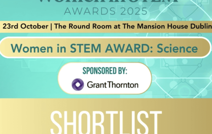 Celebrating Double Recognition at the Business Post Women in STEM Awards 2025 for Tracey-Jane Cassidy