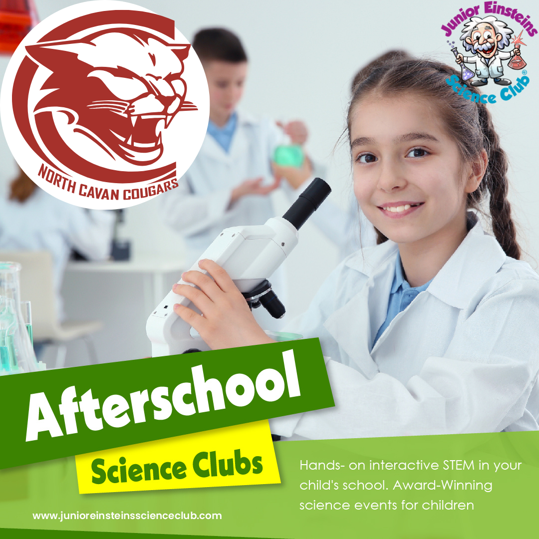 After School Science Club for kids North Cavan Public School Ontario Canada 20th November - 11th December