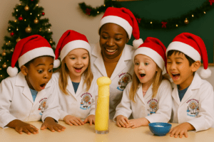 Junior Einsteins Science Club® Christmas Parties 2025 – Explosive Fun for Schools, Companies, and Families!