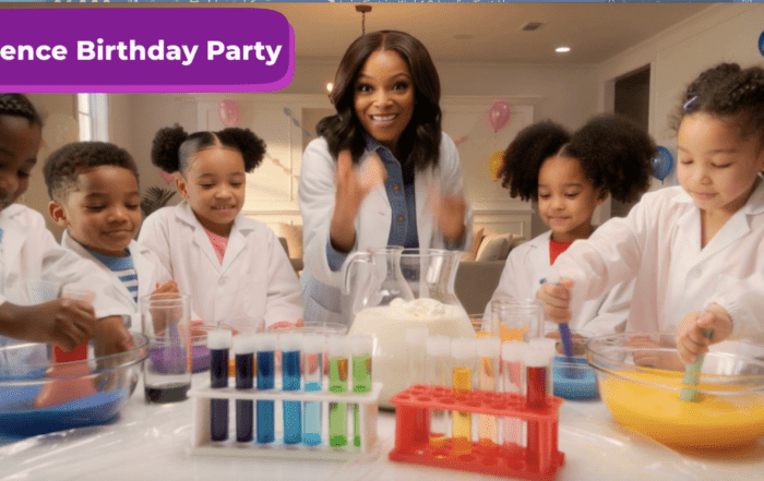 They Are Only Little Once Science Birthday Party for kids