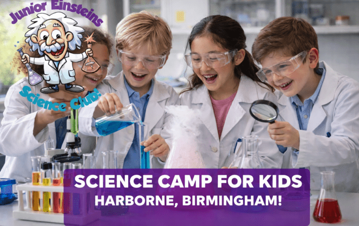 Junior Einsteins Science Club® has science camps for kids running in Birmingham