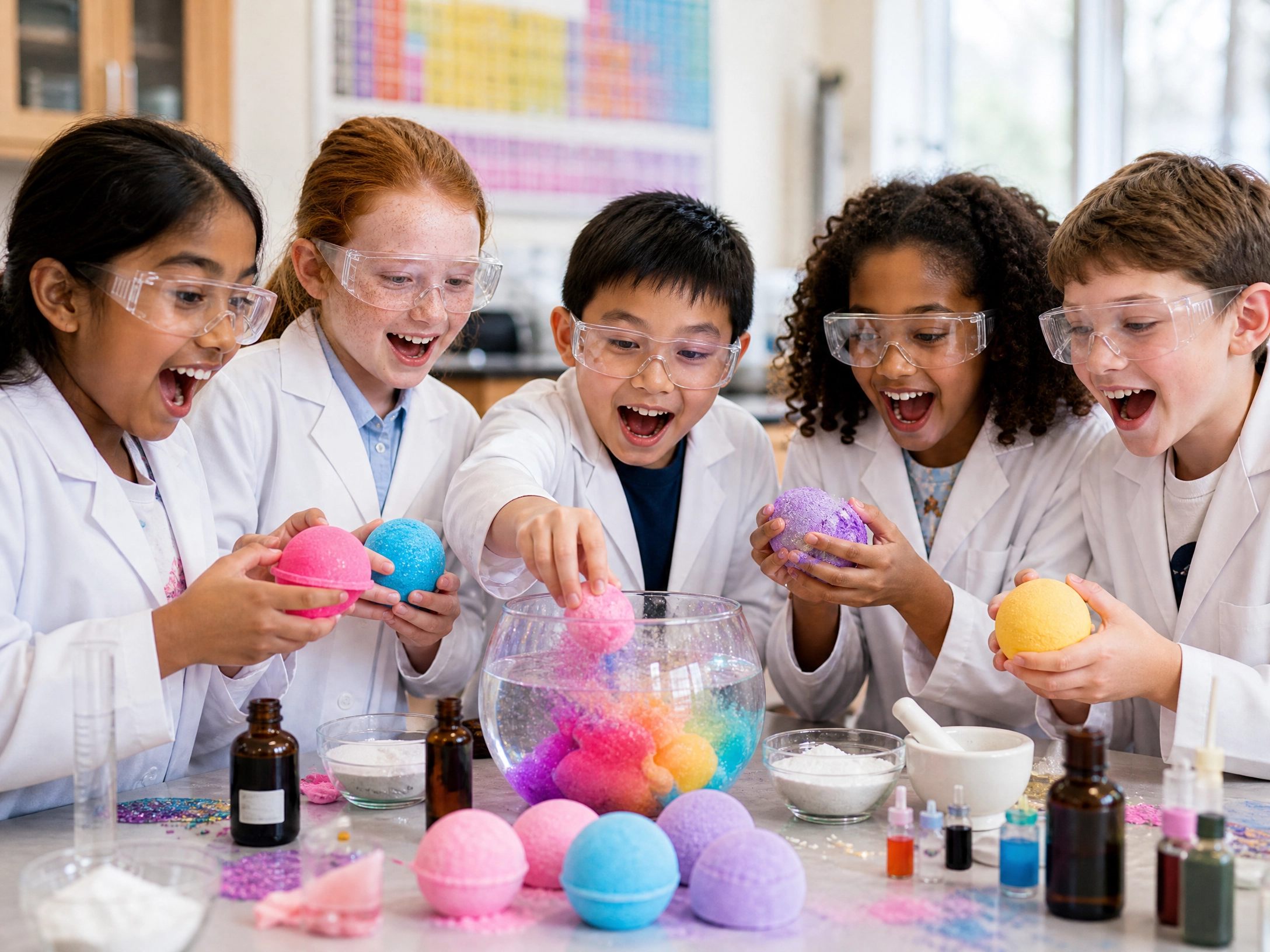 Waiting List for 'Bath Fizzers: Bomb-Making Science Lab' 2:20–3:00PM'  at Grand Launch of Junior Einsteins Science Club in Luxembourg-FREE family science event