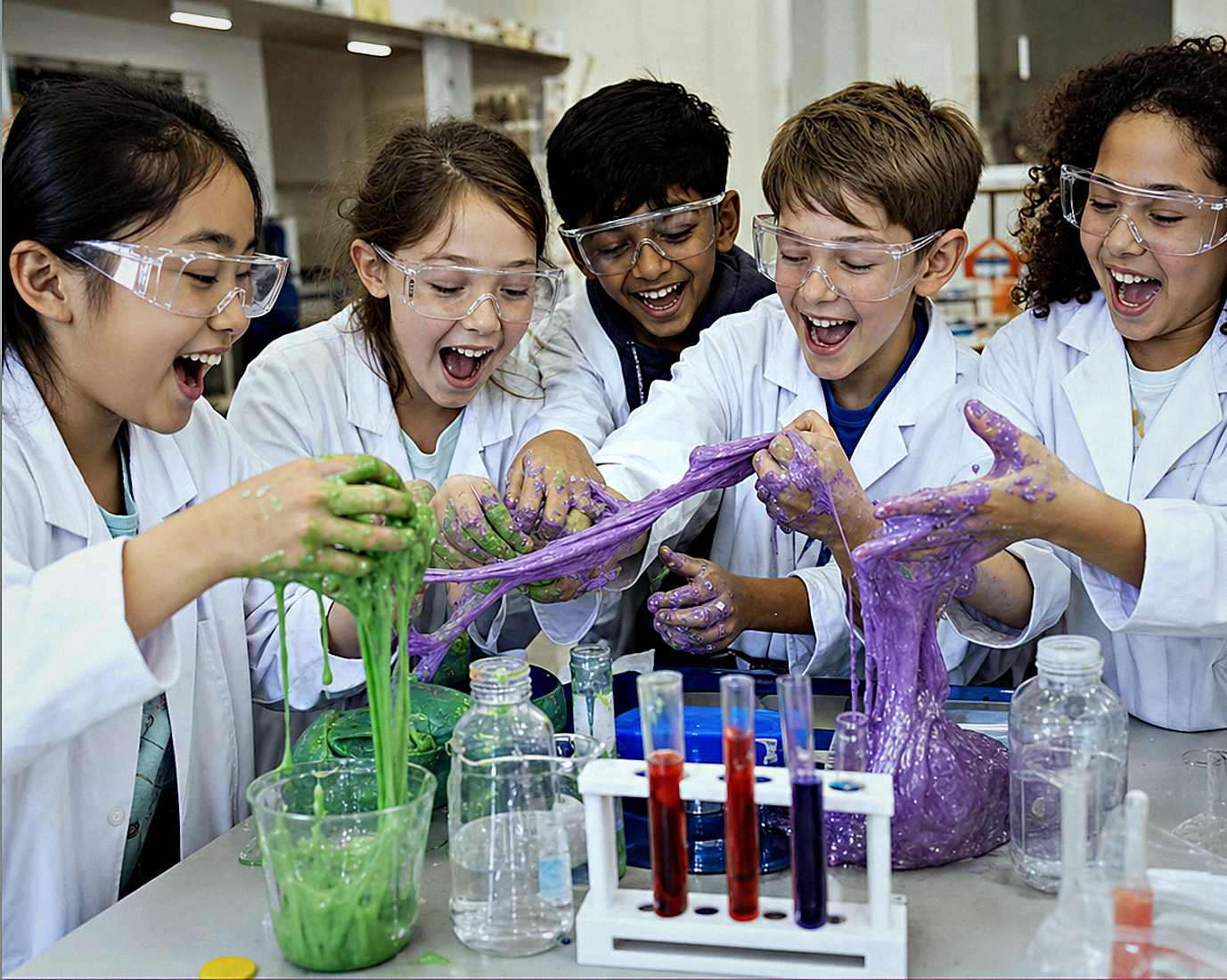 Waiting List for 'SLIMEY SLIME: The Science Gets Messy' 12:20–12:45PM at Grand Launch of Junior Einsteins Science Club in Luxembourg-FREE family science event